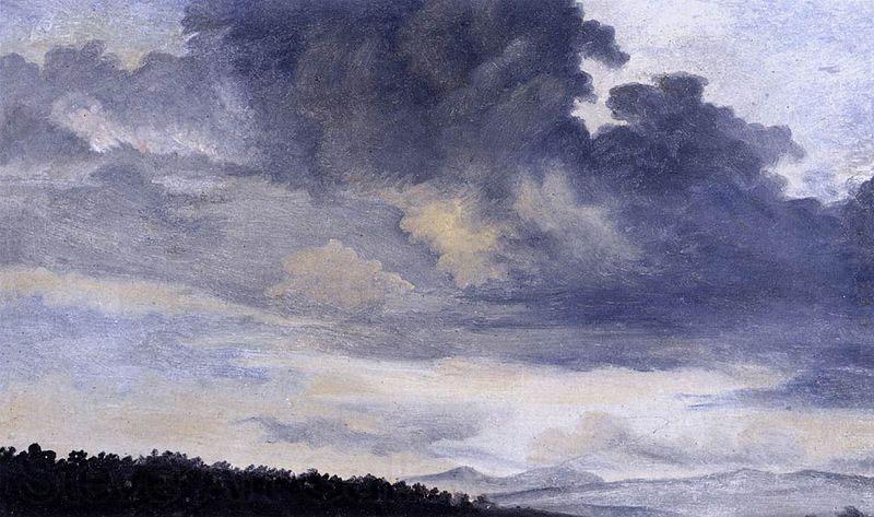 Pierre de Valenciennes Wolkenstudien Spain oil painting art